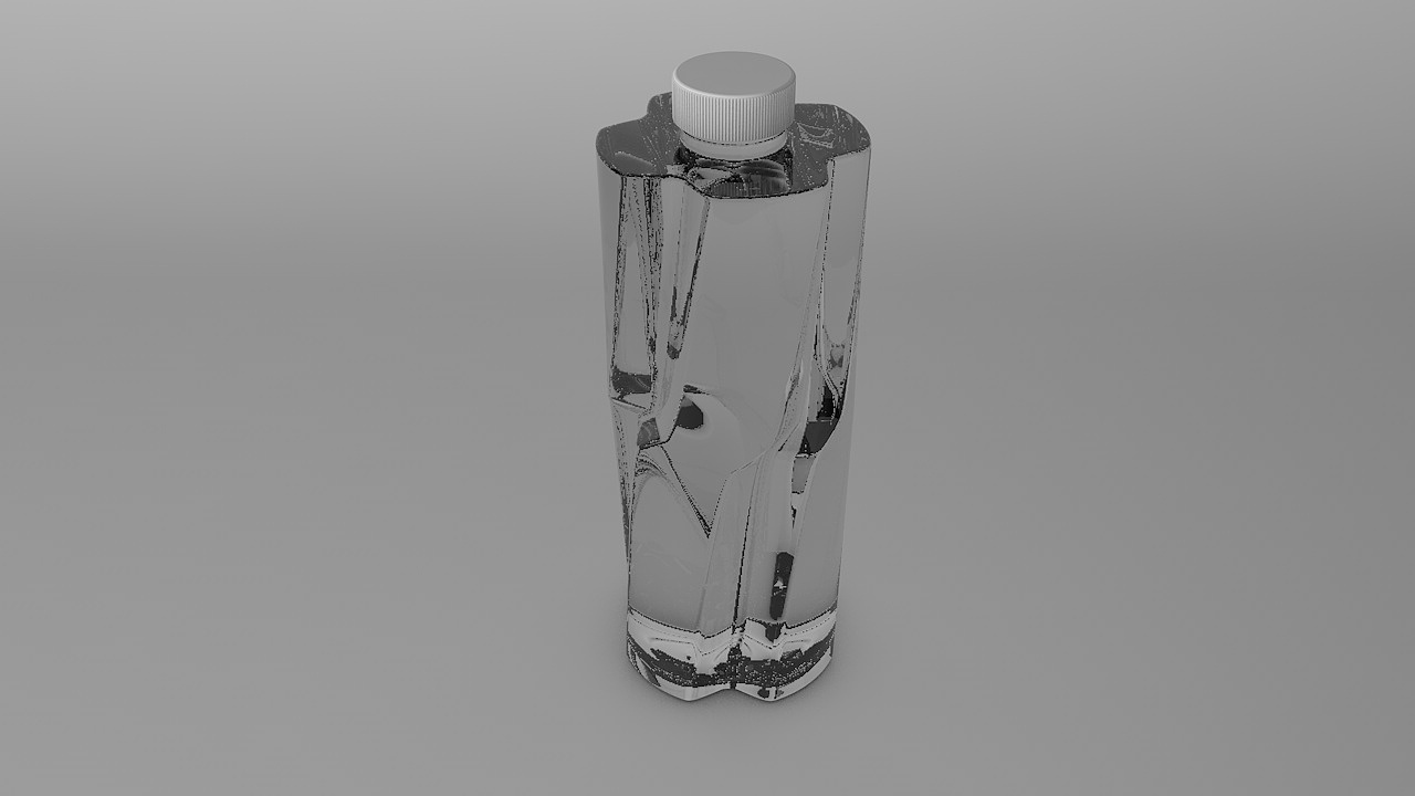 C4D-矿泉水瓶材质测试