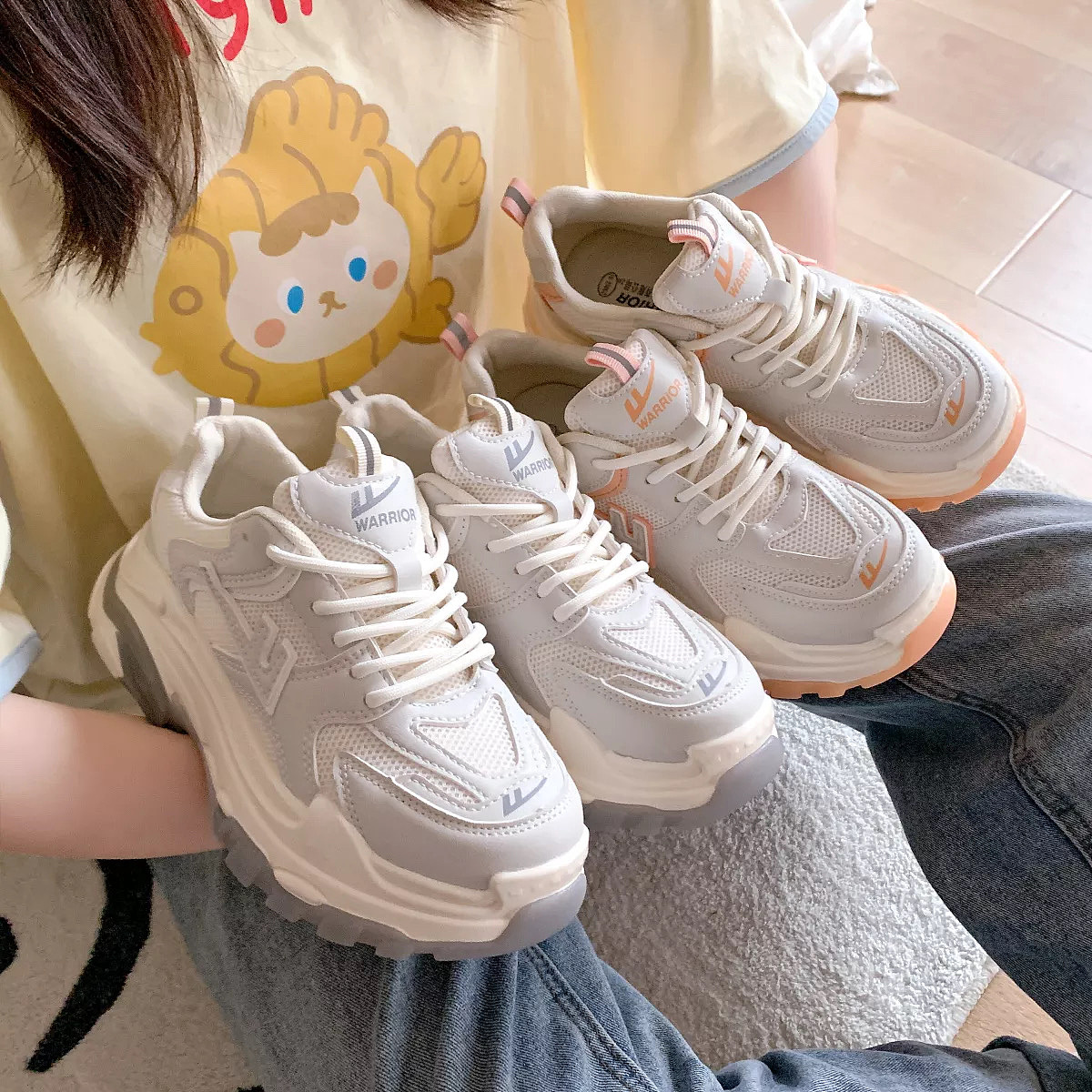 回力少女风 店主风女鞋拍摄