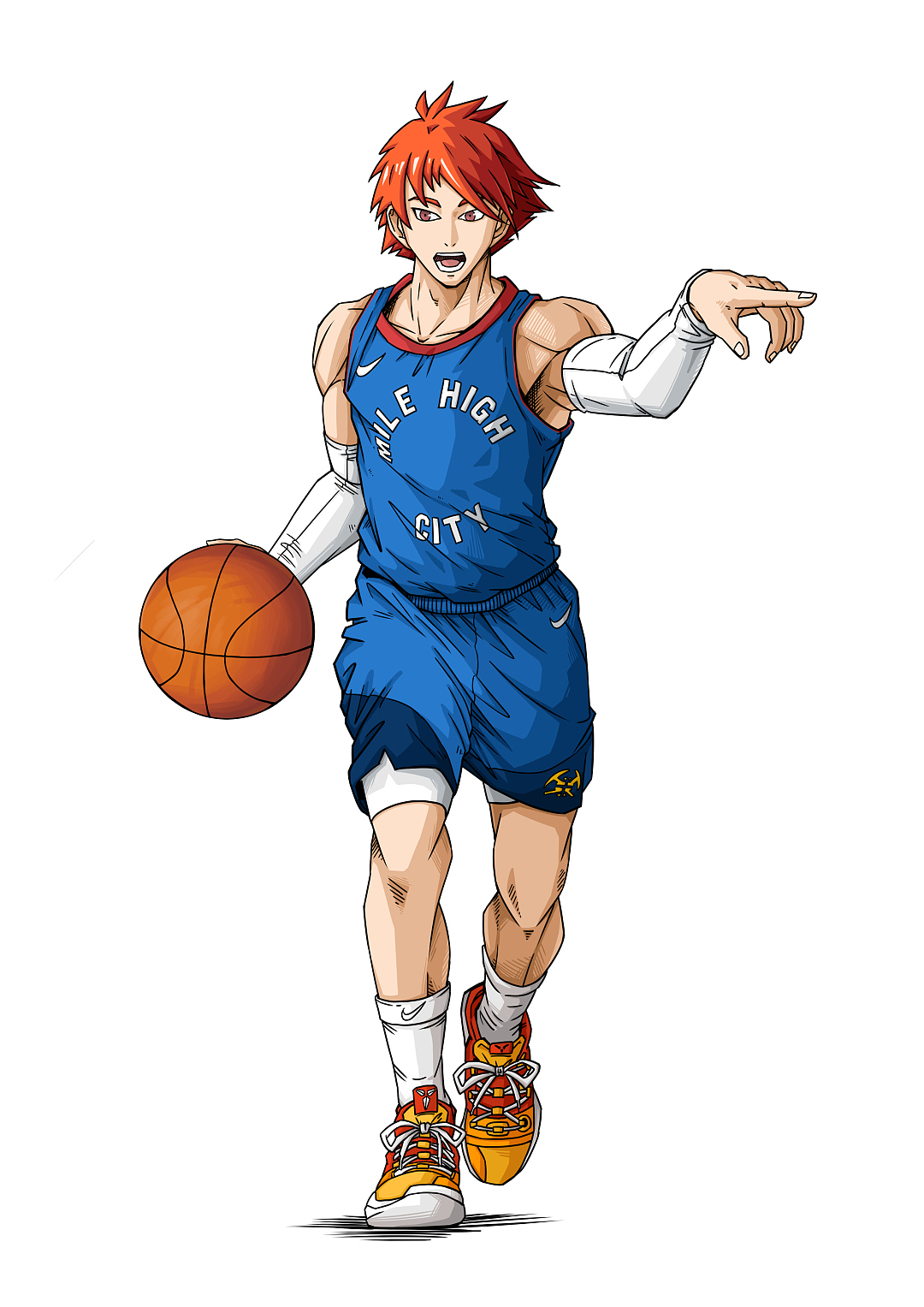 二次元NBA #5（图ZMTQwNDM0MzUy） - 创作习作 - 站酷设计师利泽中二原创素材 - 站酷ZCOOL