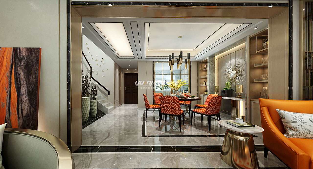 重庆金科城-现代风格装修设计案例参考（图ZMTExMzgwMzQw） - 家装设计 - 站酷设计师子平设计home原创素材 - 站酷ZCOOL