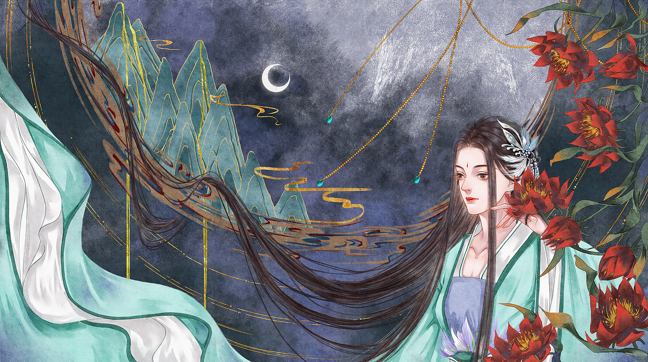 2019毕业设计作品《碧云天》（图ZMTc5MTA0OTQw） - 艺术插画 - 站酷设计师灼清霜原创素材 - 站酷ZCOOL