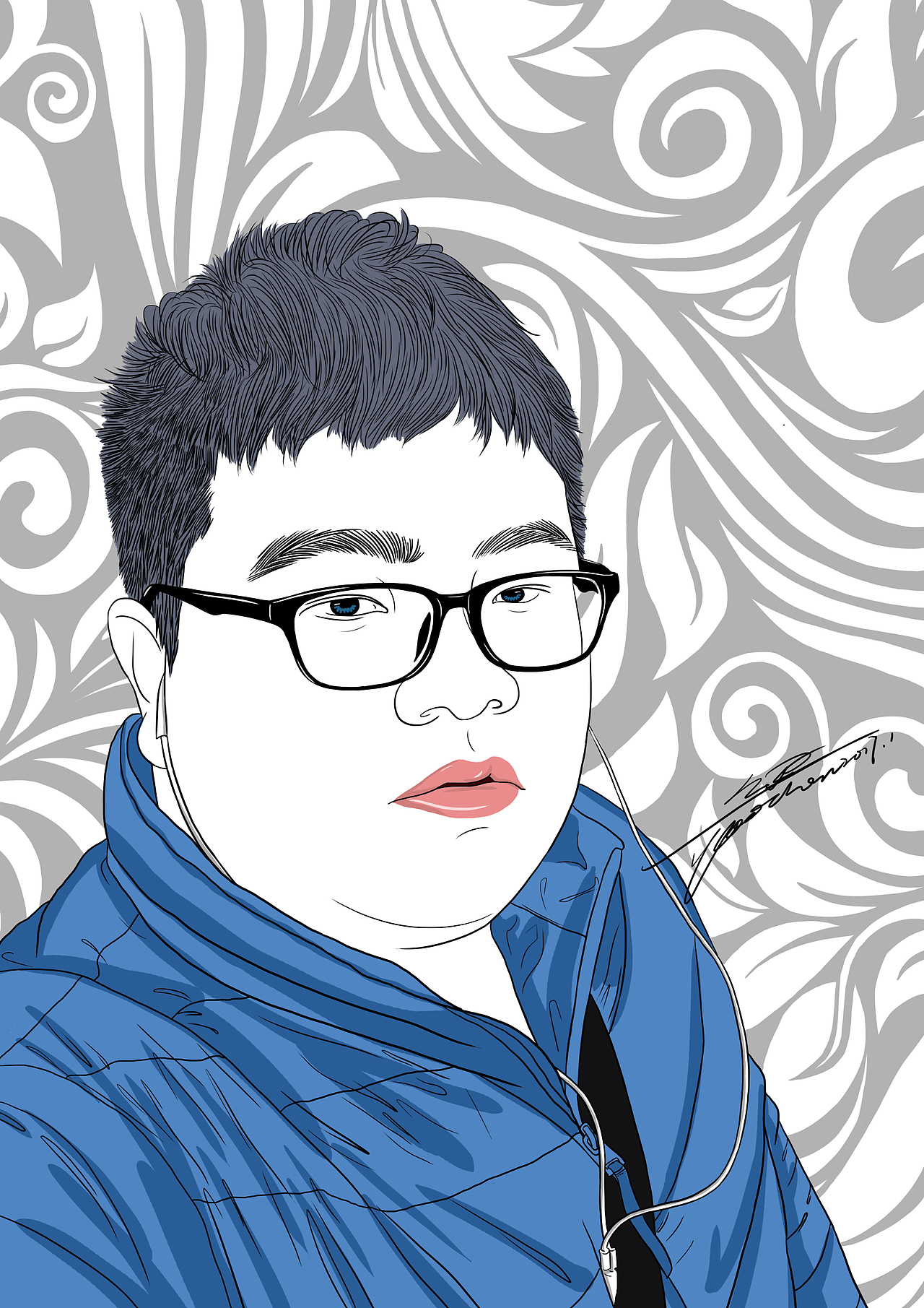 bro成员肖像画|动漫|单幅漫画|么么君吖_原创作品-站酷zcool