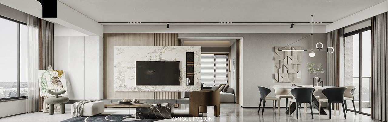 两套现代（图ZMjMyMzI3MTY0） - 家装设计 - 站酷设计师画图小哥原创素材 - 站酷ZCOOL