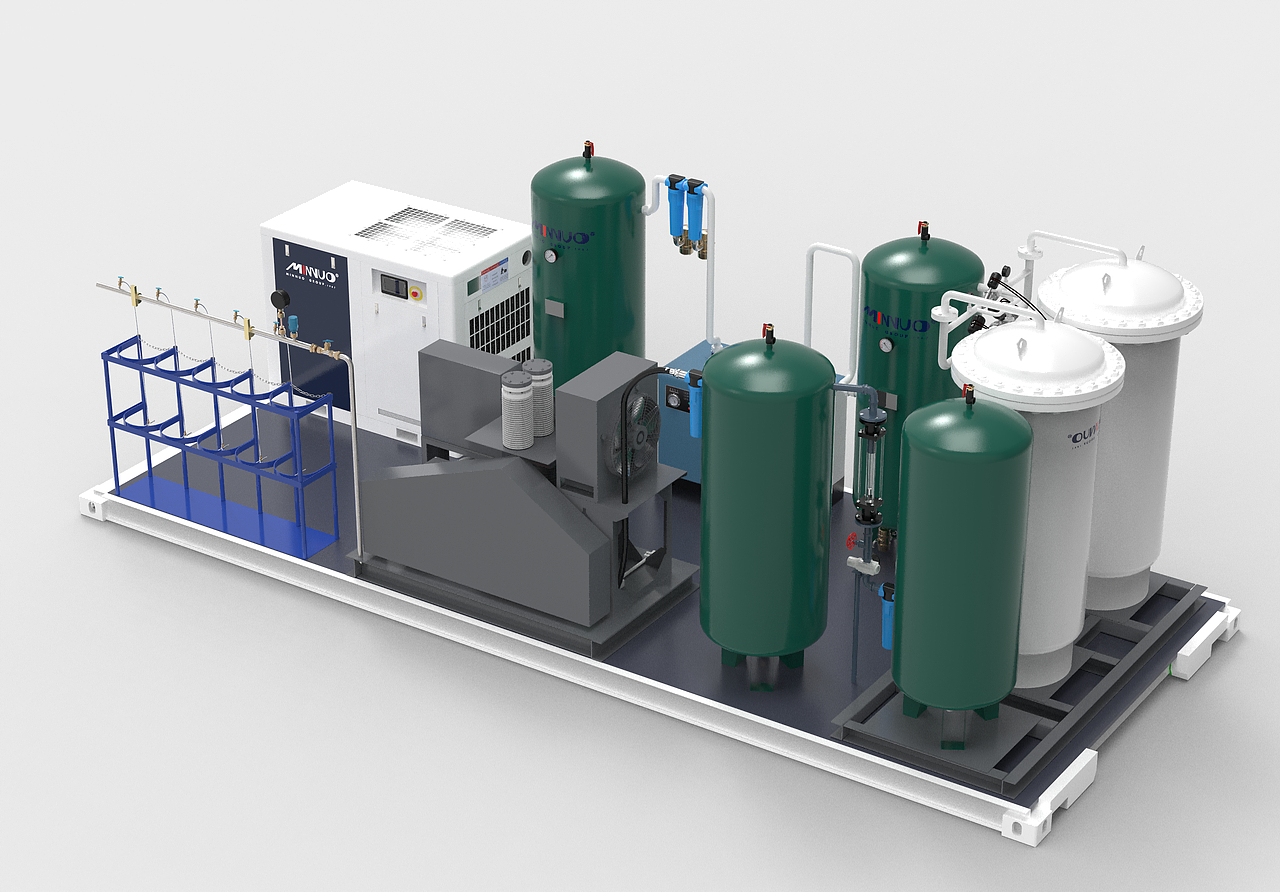 PSA制氧机效果图一套