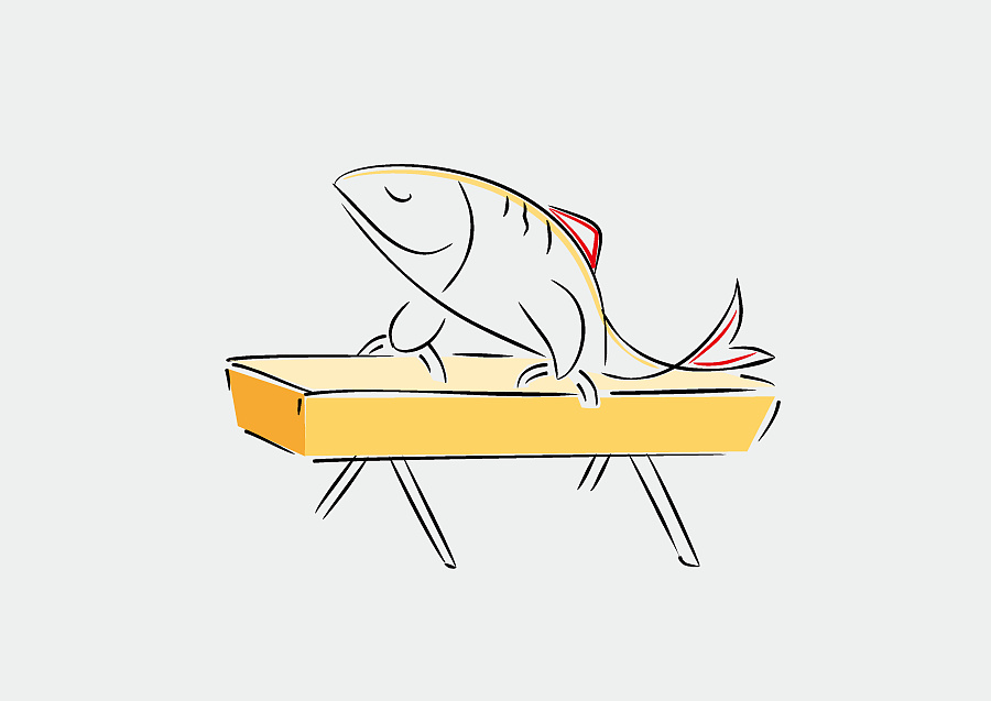 原创作品:运动鱼