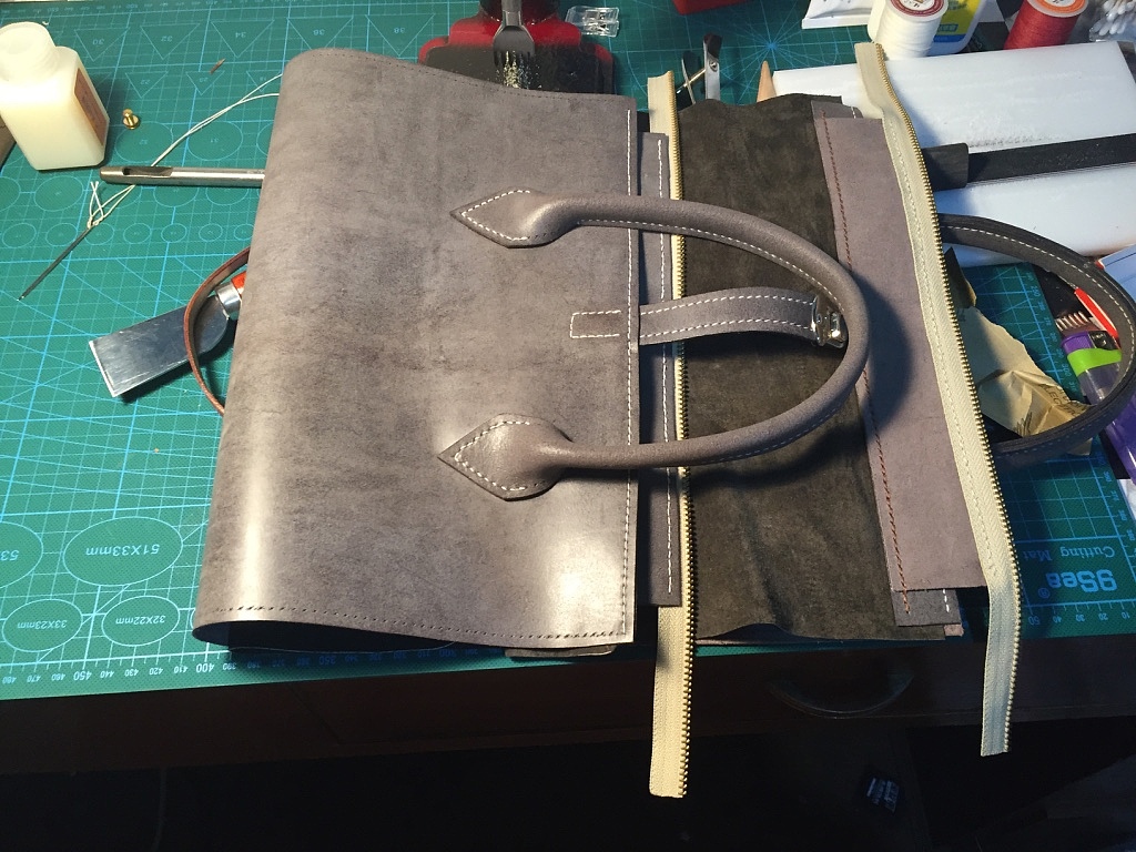 【手工皮具】女士包包~首次试验,消耗一个月的课余时间~~