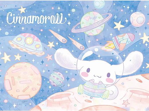 Cinnamoroll - 梦幻主题明信片套装