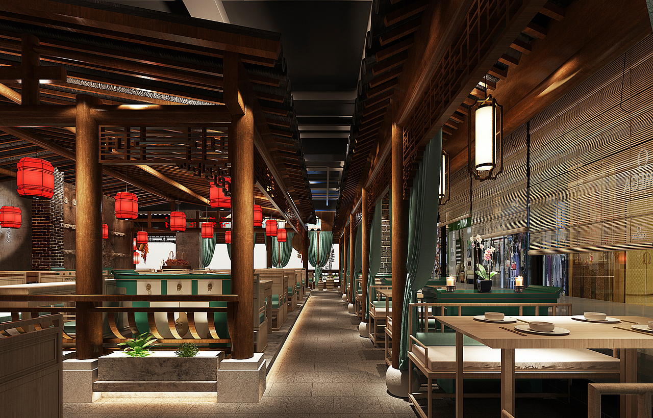 山东齐鲁印象餐饮装修设计案例赏析