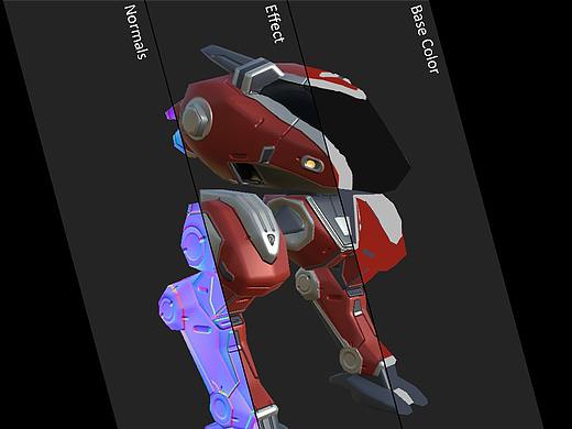 3D次时代机甲模型（2号）