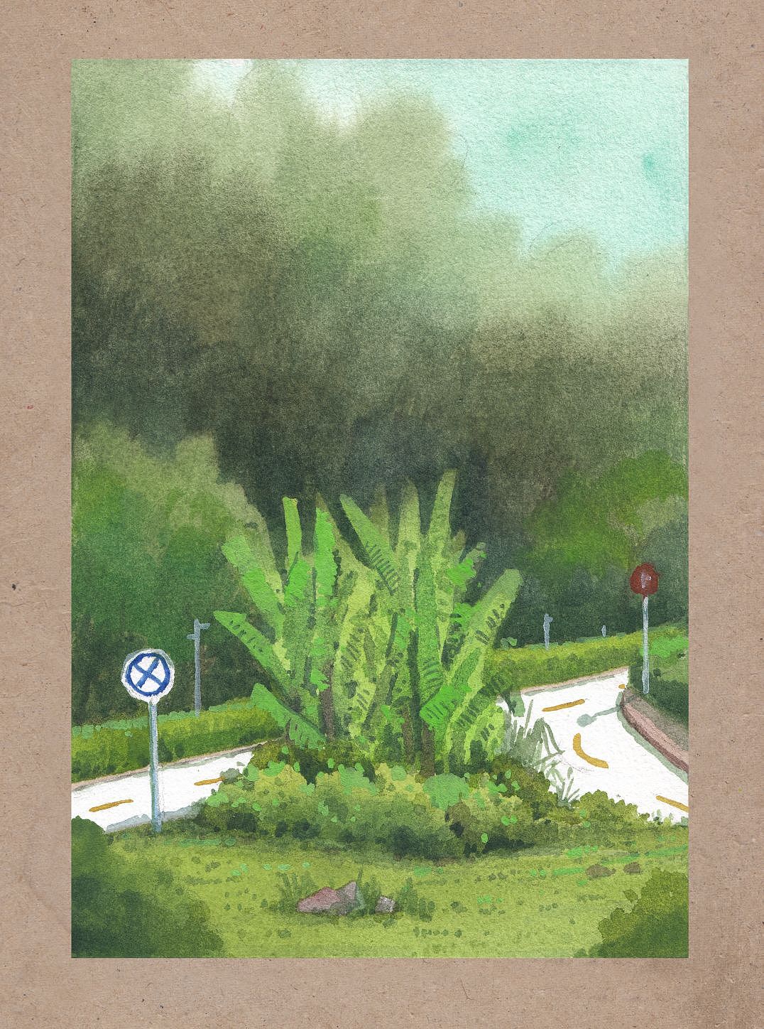 『画本系列』-我的第45本画本-绿色狂想曲主题习作（图ZMzUyNDk3MDUy） - 绘画 - 站酷设计师画画的陈一丘原创素材 - 站酷ZCOOL