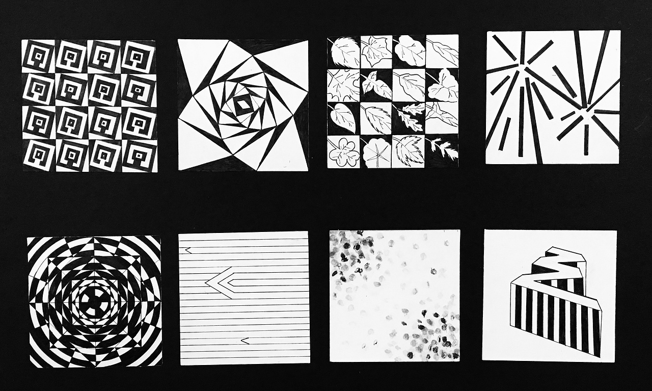 设计学类19-6班 骨骼练习 构成作业