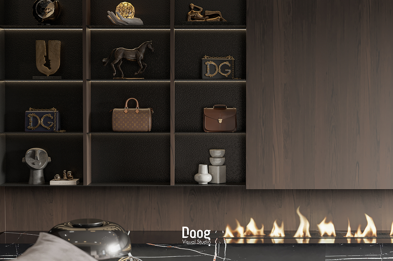 低奢优雅，极简私宅（图ZMjY0MjgzMjAw） - 家装设计 - 站酷设计师LaoDong董原创素材 - 站酷ZCOOL