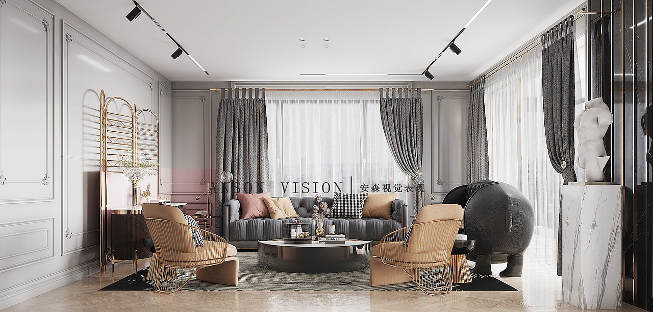 灵魂——现代法式住宅表现