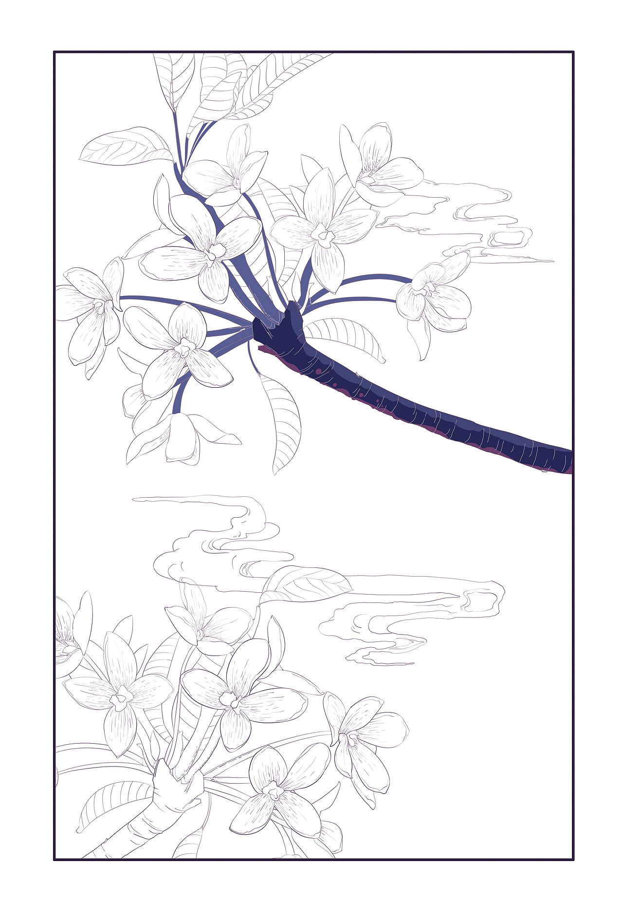 桂花酒包装插画（图ZMTY1NjY2MzY0） - 商业插画 - 站酷设计师圆小圆圆子原创素材 - 站酷ZCOOL