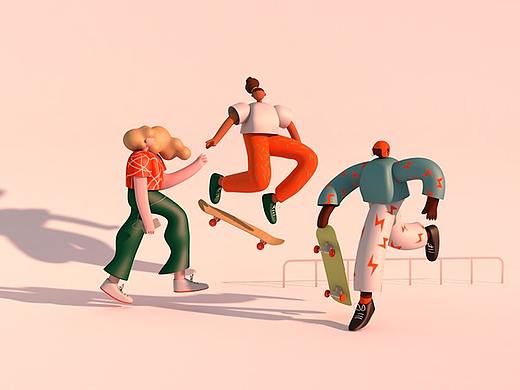 C4D插画
