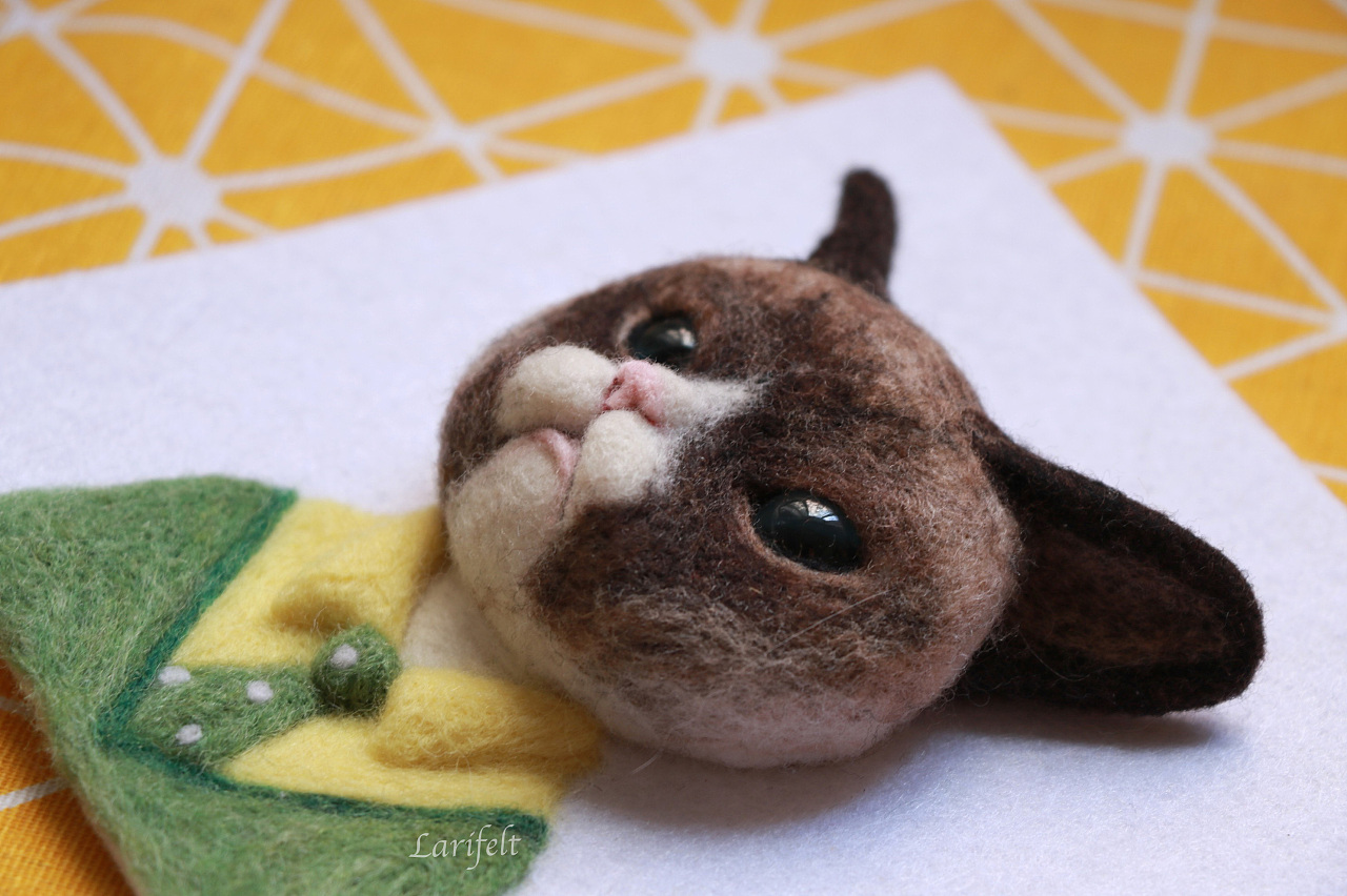 手作】羊毛毡手工立体猫相册|手工艺|其他手工艺|lariliu - 原创作品