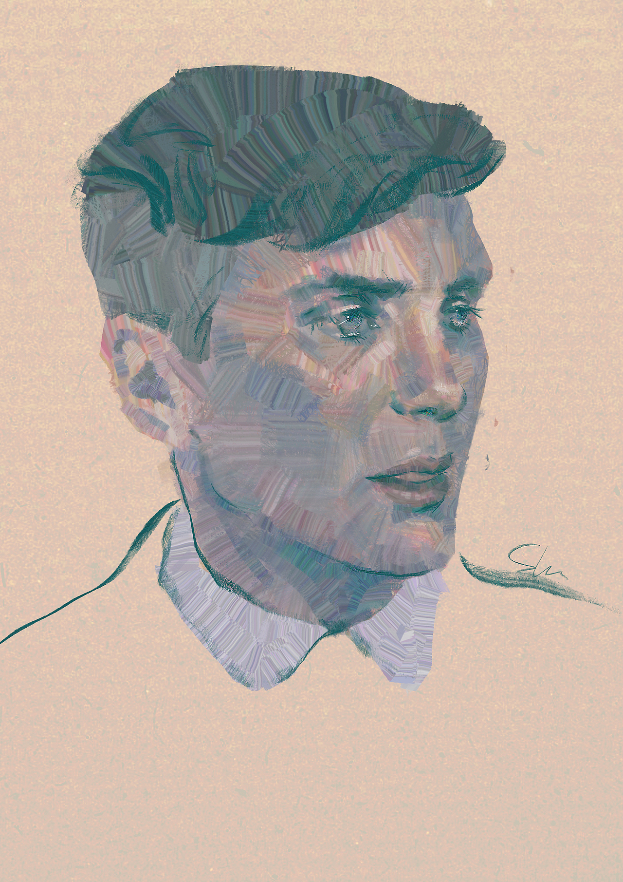 一些沉迷色彩抖动的速写