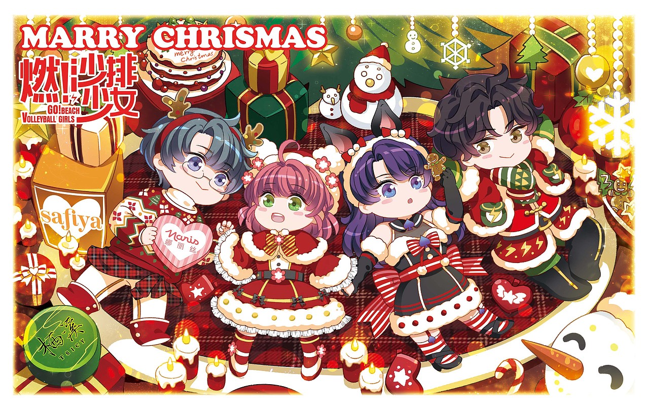 《燃！沙排少女》IP作品Q版（图ZMjU4MzEyNjgw） - 概念设定 - 站酷设计师去凡文化原创素材 - 站酷ZCOOL