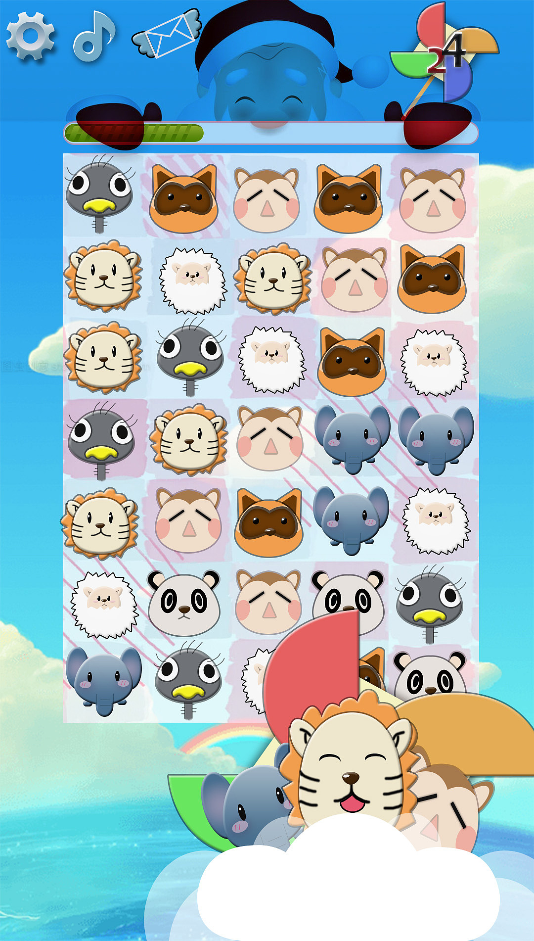 月亮消消乐（图ZMjU0NzY5MzMy） - 游戏UI - 站酷设计师卉尔原创素材 - 站酷ZCOOL