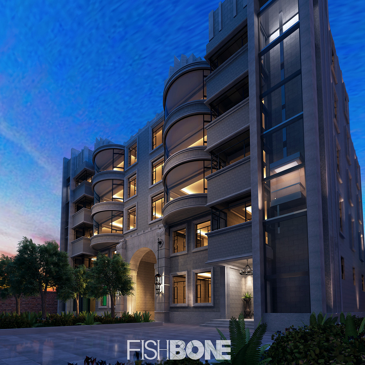 鱼骨设计-美式风格别墅（图ZMzgwMTk3Mjg=） - 家装设计 - 站酷设计师鱼骨设计事务所原创素材 - 站酷ZCOOL