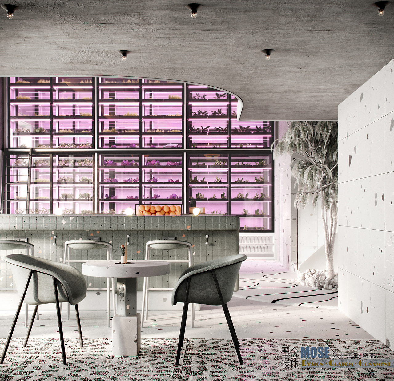 墨舍设计|网红奶茶店