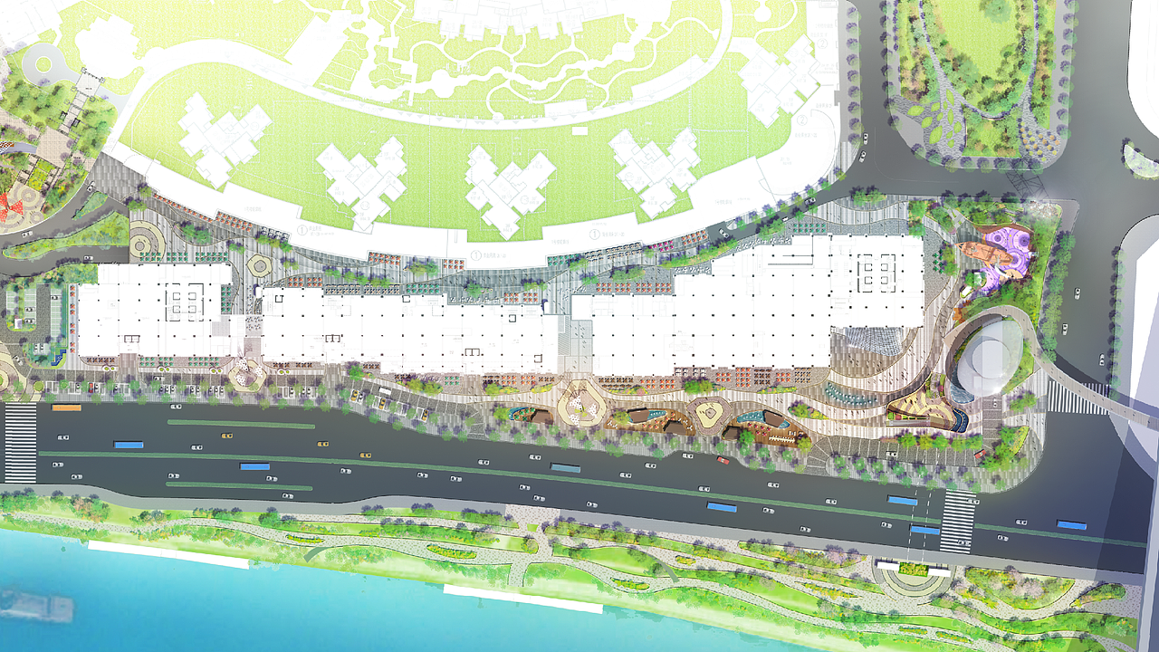 景观/城市设计总平面图