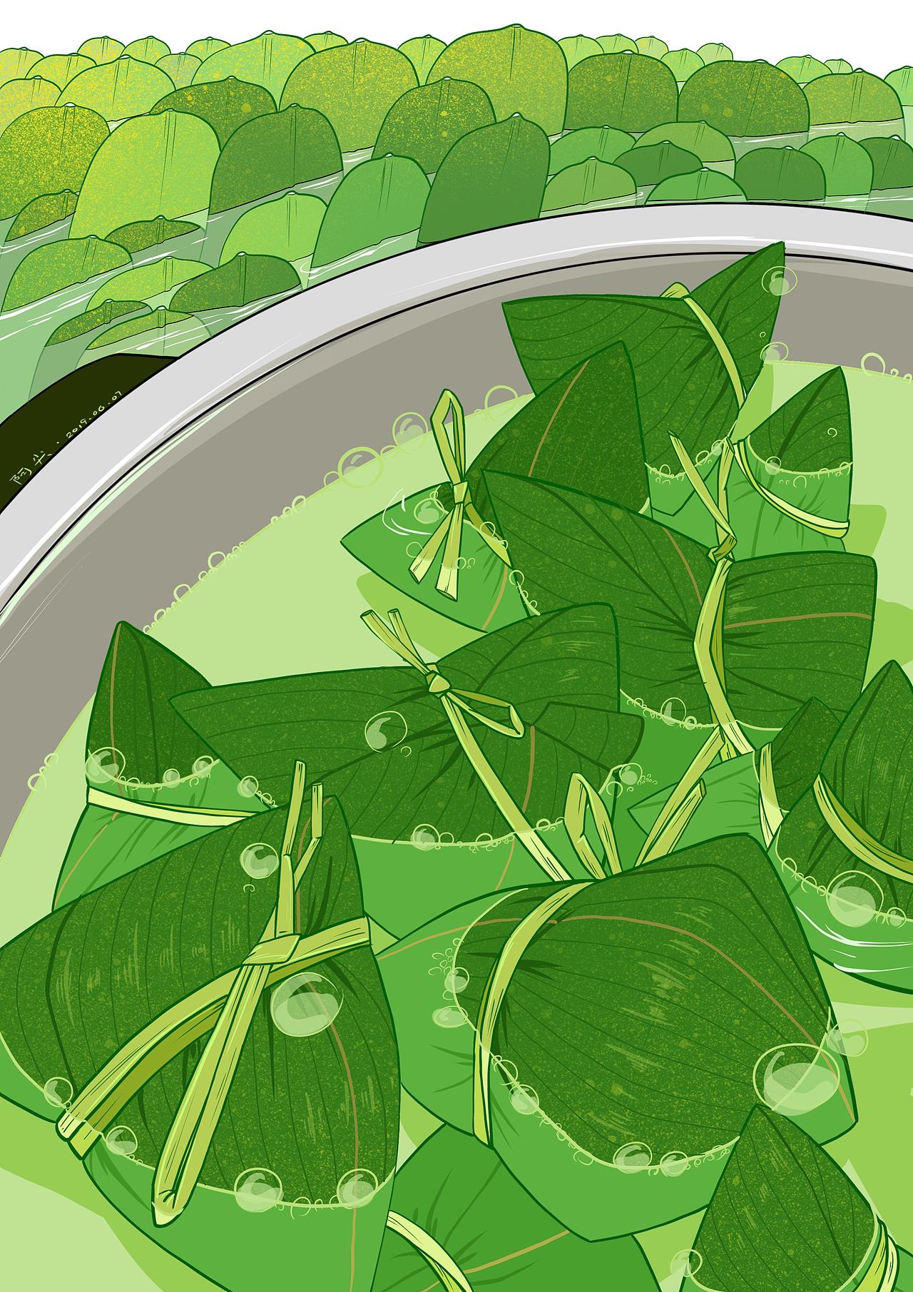 粽子节快乐（图ZMTYxNjc5MzA0） - 创作习作 - 站酷设计师詹丹馥DF原创素材 - 站酷ZCOOL