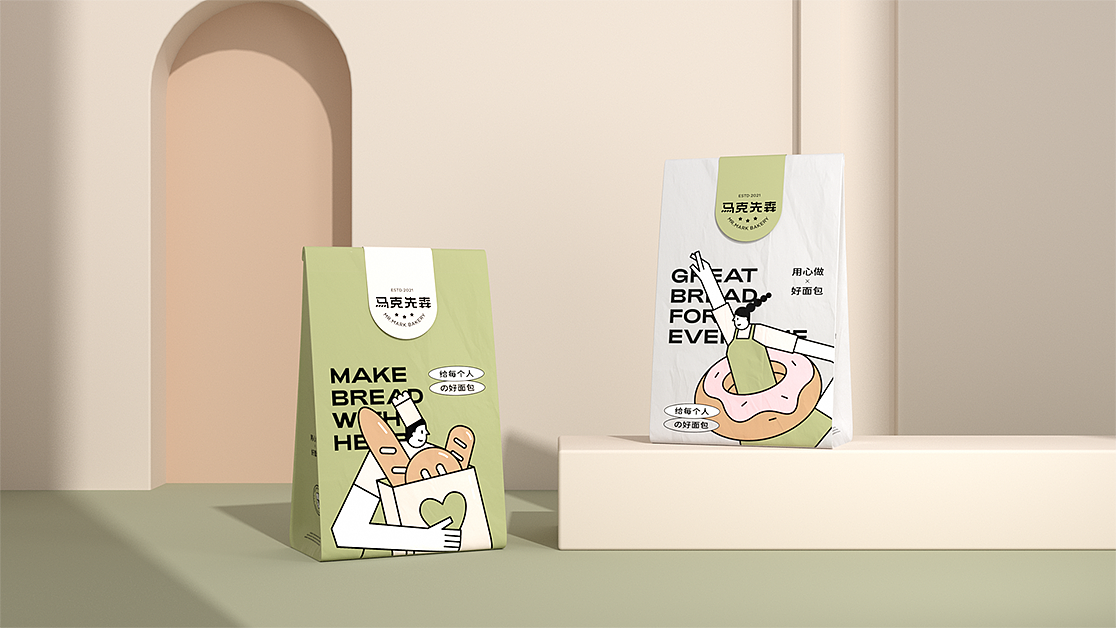 马克先森手作面包品牌全案设计