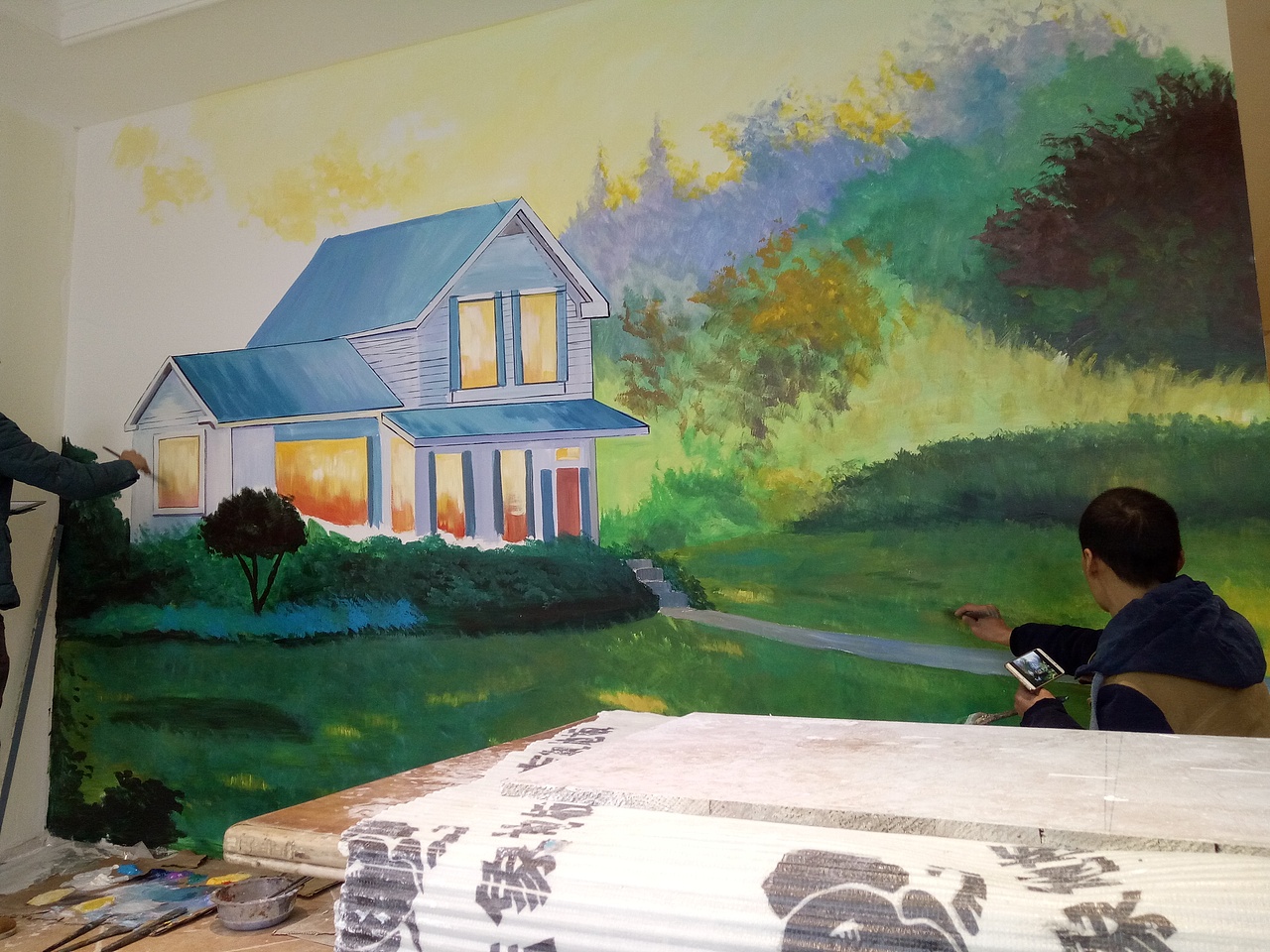 3D墙绘,3D墙画,成都墙绘,成都彩绘,成都壁画