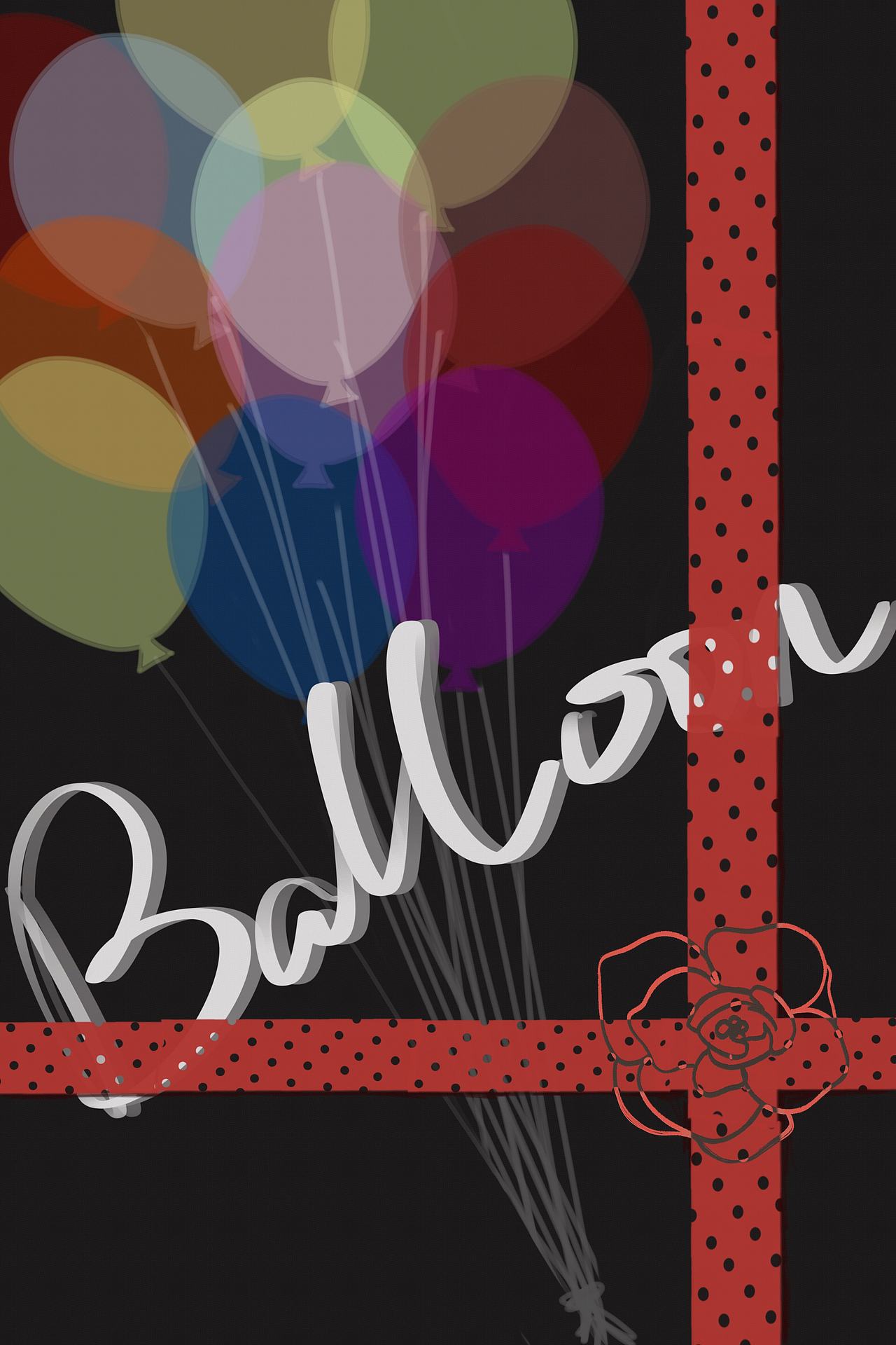 Balloon（图ZMjQ4NzI3OTYw） - 字体/字形 - 站酷设计师YIN噔噔蹬原创素材 - 站酷ZCOOL