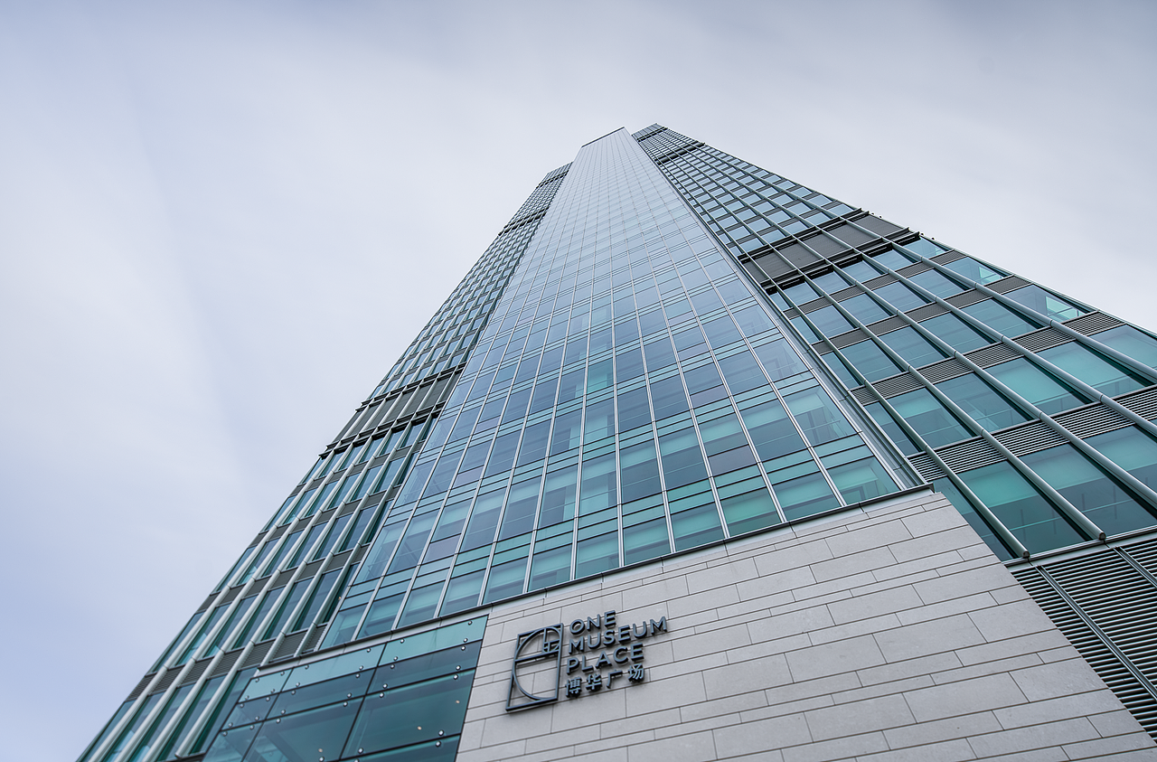 绿色之境onemuseumplace静安博华广场建筑影像