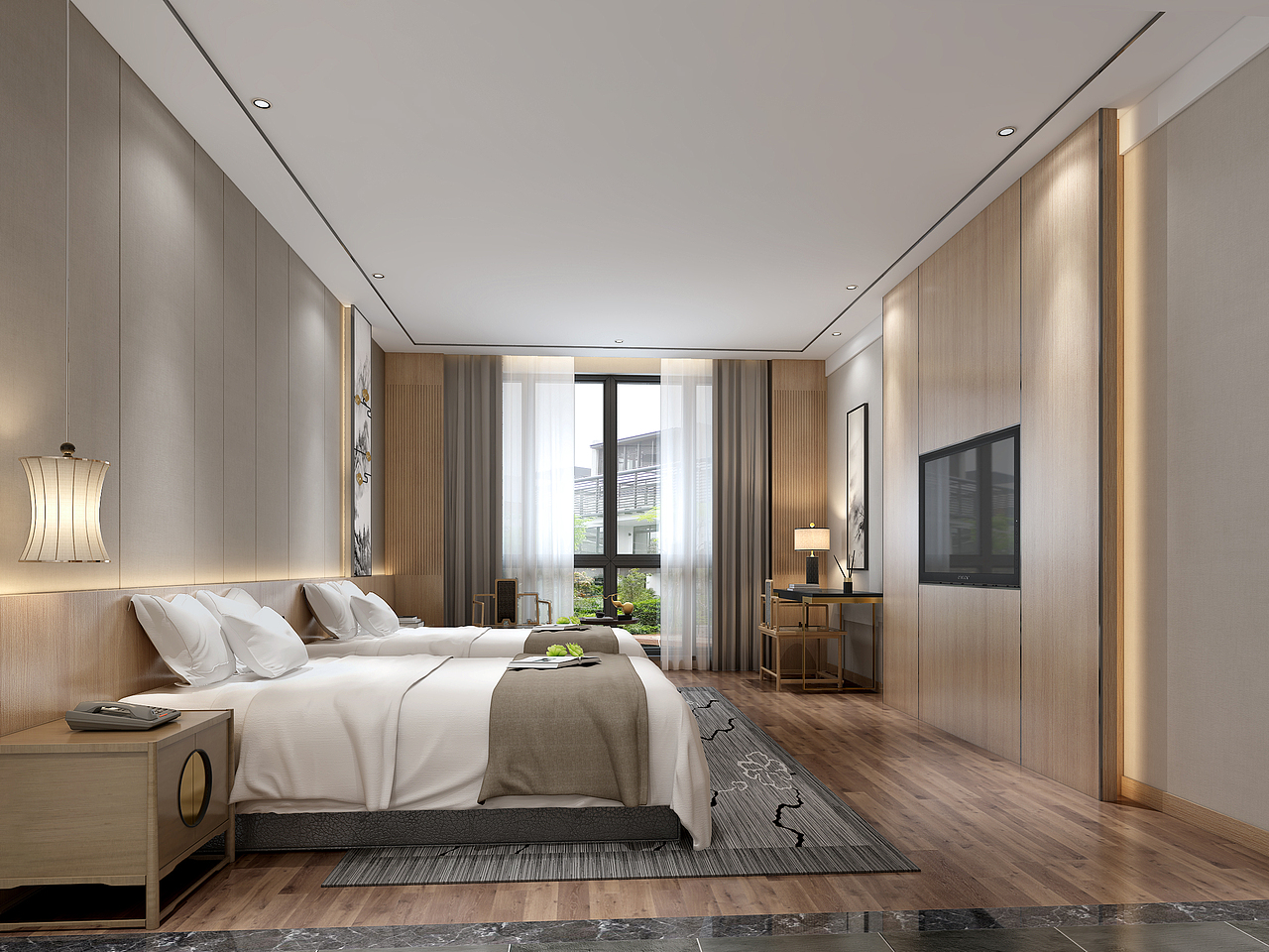 小单张渲染表现