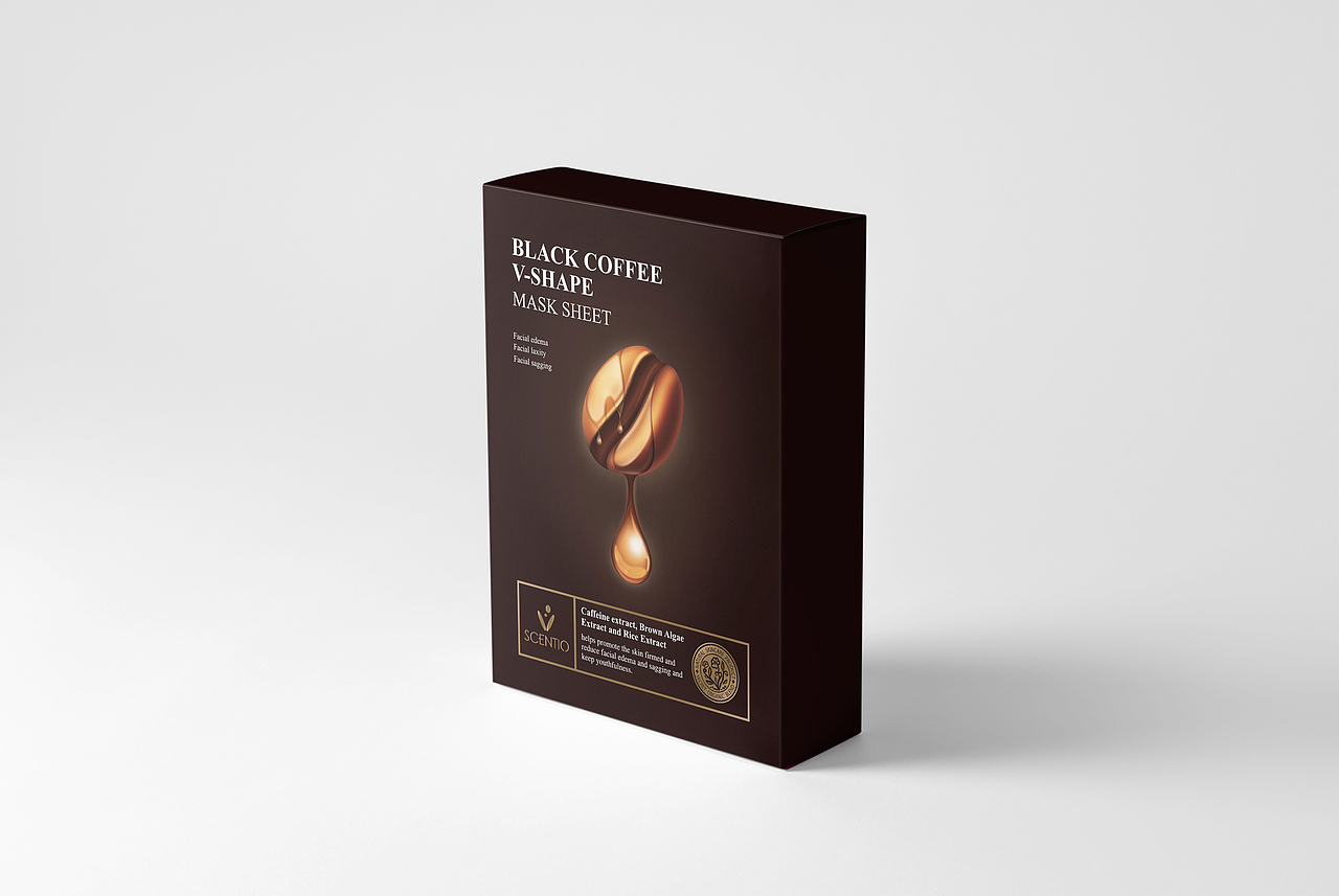 BEAUTY BUFFET 咖啡面膜包装（图ZMjE1NTQ4NTg4） - 包装 - 站酷设计师弱弱的设计师原创素材 - 站酷ZCOOL