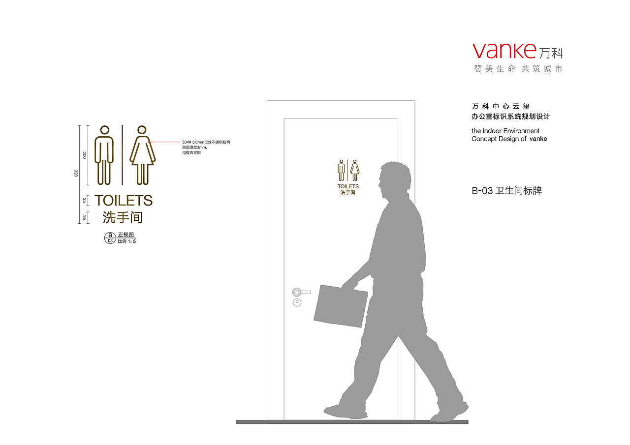 （厦门）万科云玺办公室标识系统规划设计
