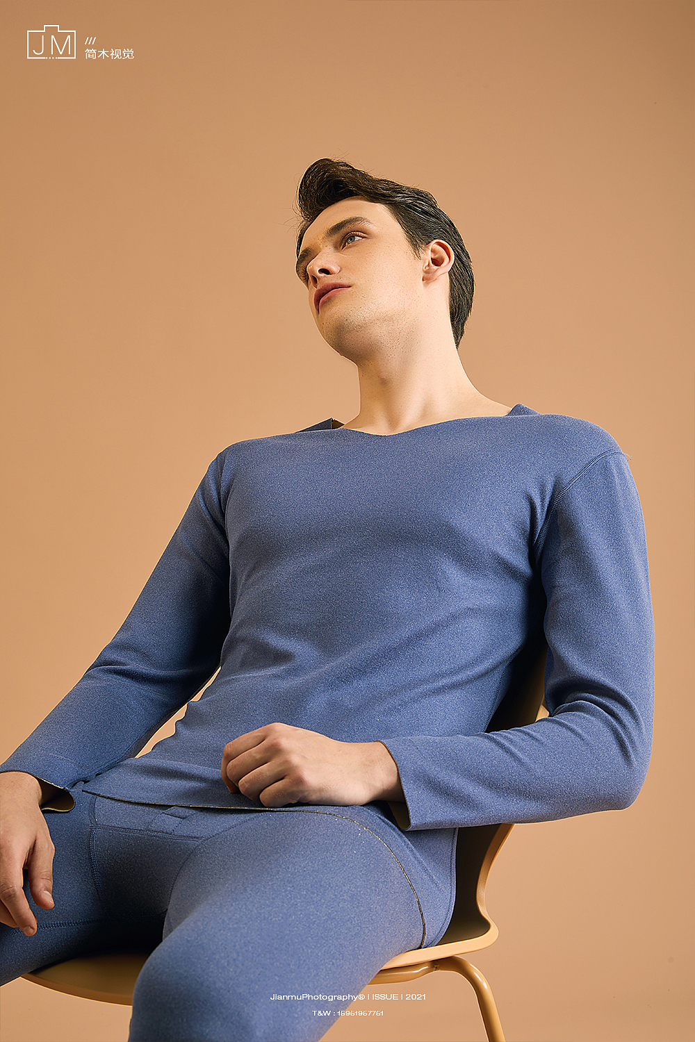 保暖摄影丨棉野 × 简木视觉 男士内衣睡衣家居服 人像