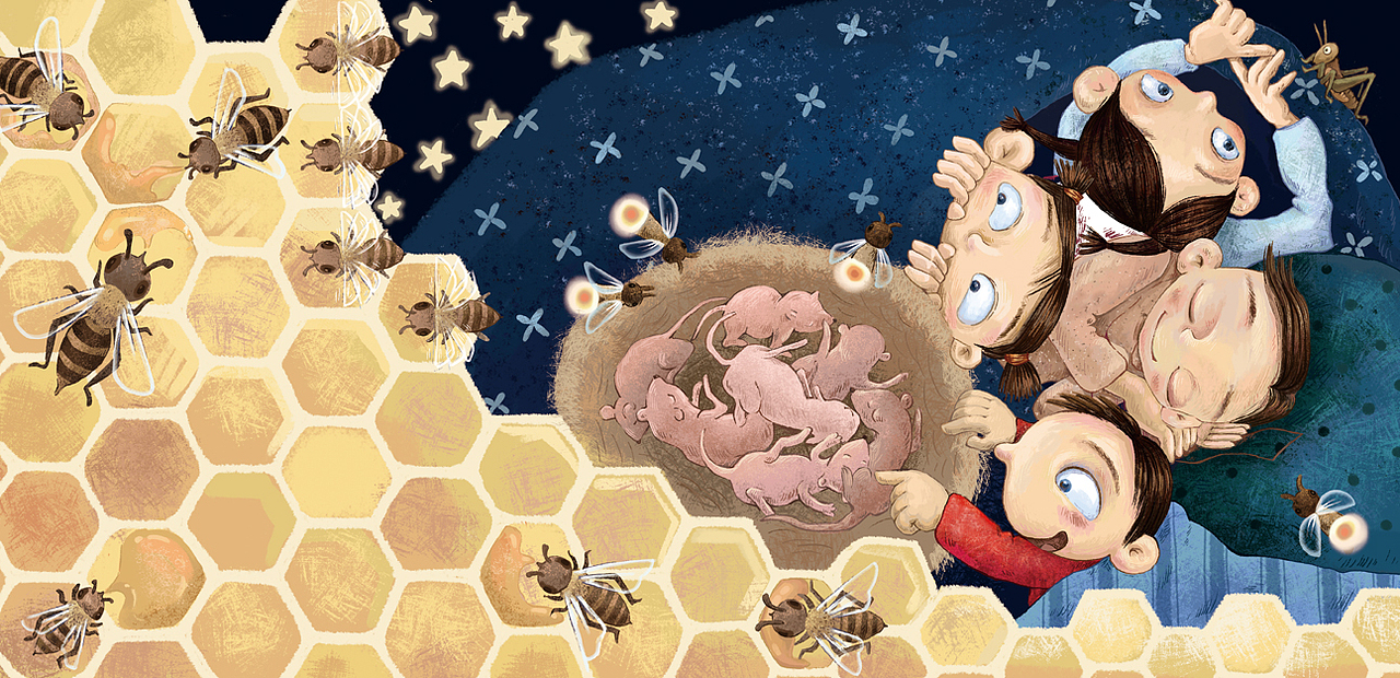 绘本内页10（图ZMzA3ODI2MzI0） - 儿童插画 - 站酷设计师小不点泡泡的小屋原创素材 - 站酷ZCOOL