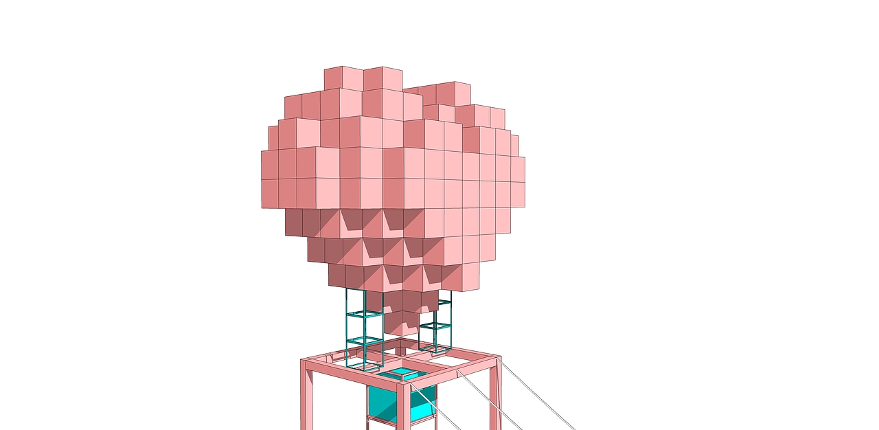 商业美陈装饰艺术装置《power of love》（图ZMjA1Mjc5ODM2） - 场景 - 站酷设计师Joka1234原创素材 - 站酷ZCOOL