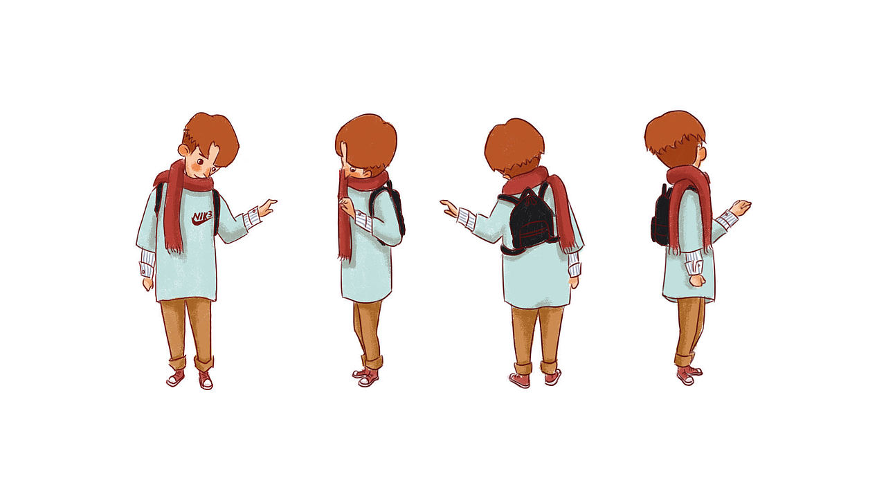 幸运app的人设海报