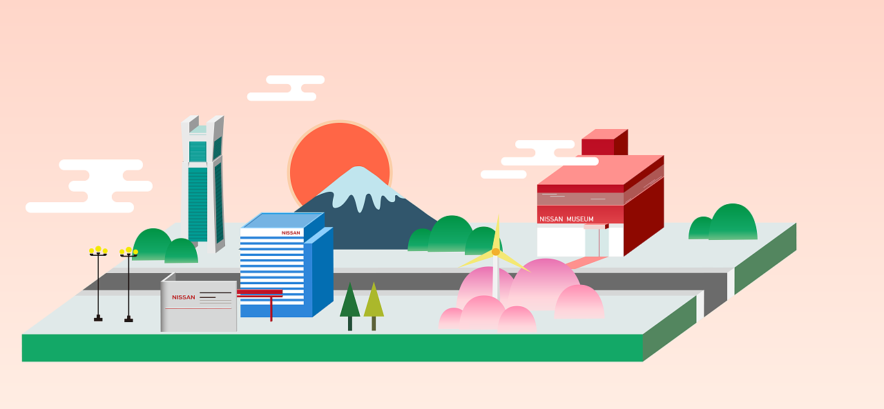 东风日产总部参观展示图（做着玩）（图ZNTYwOTEzNjA=） - 图案 - 站酷设计师mjmoney原创素材 - 站酷ZCOOL