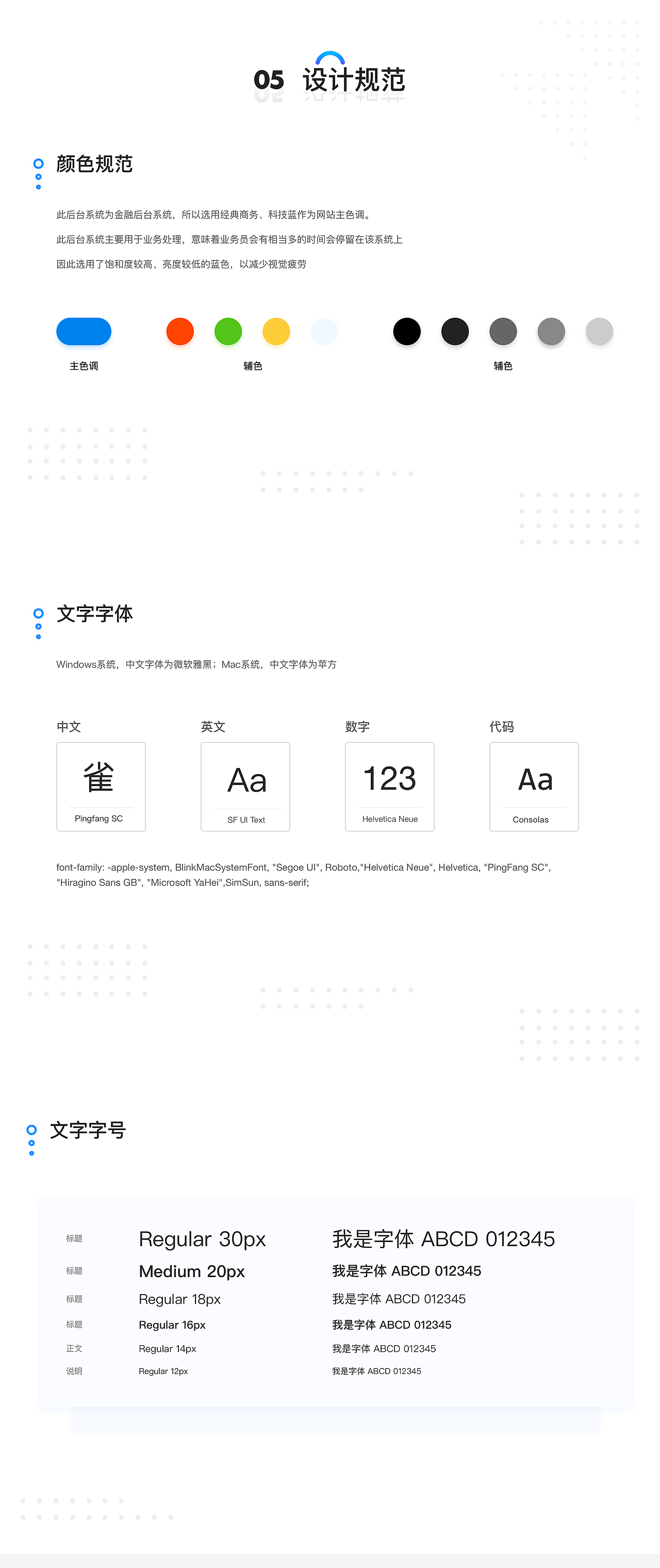 金融后台系统设计规范整理