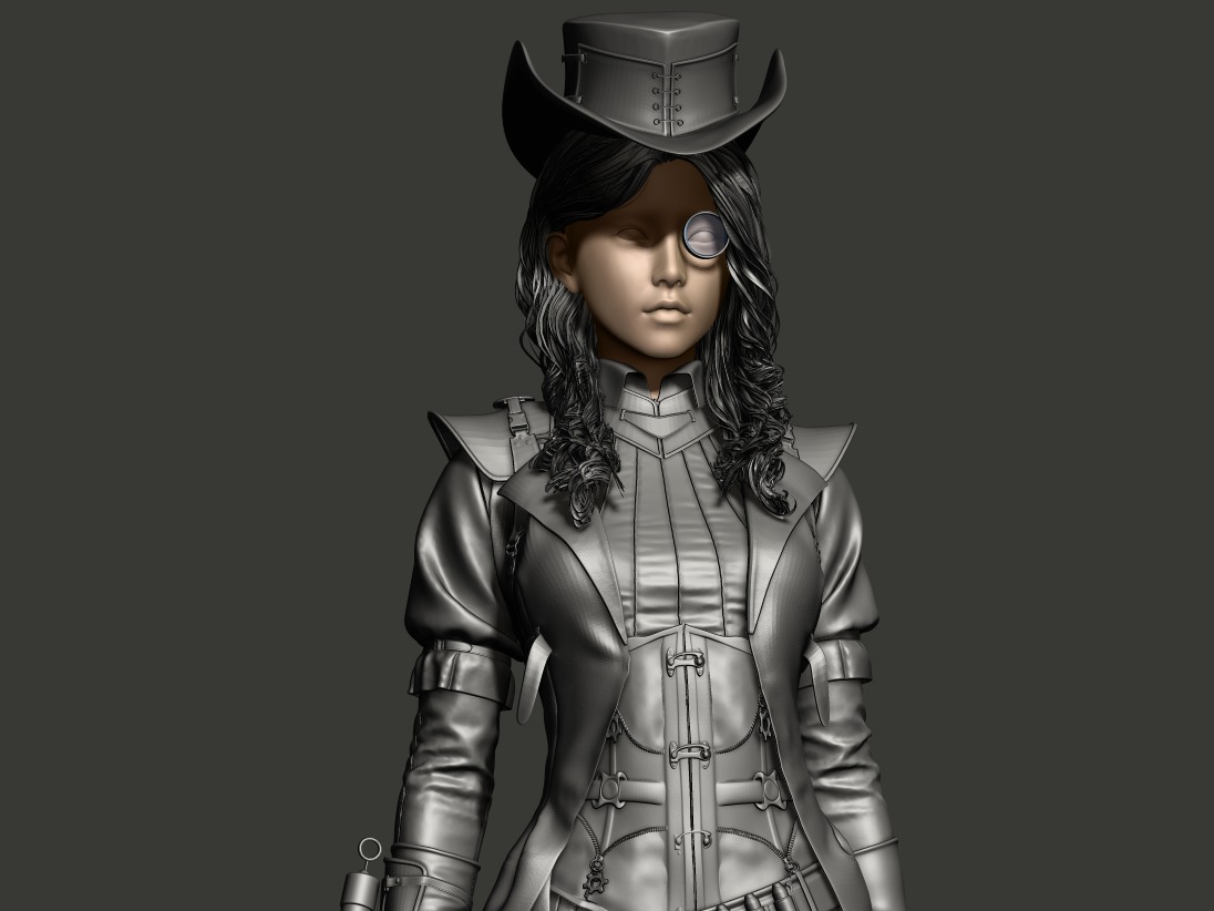 次时代女性角色模型