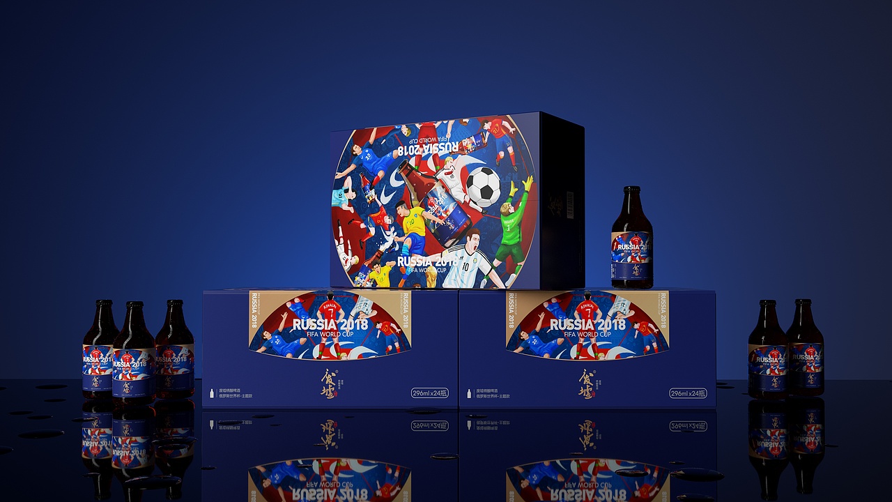啤酒包装-废墟啤酒2018世界杯主题包装