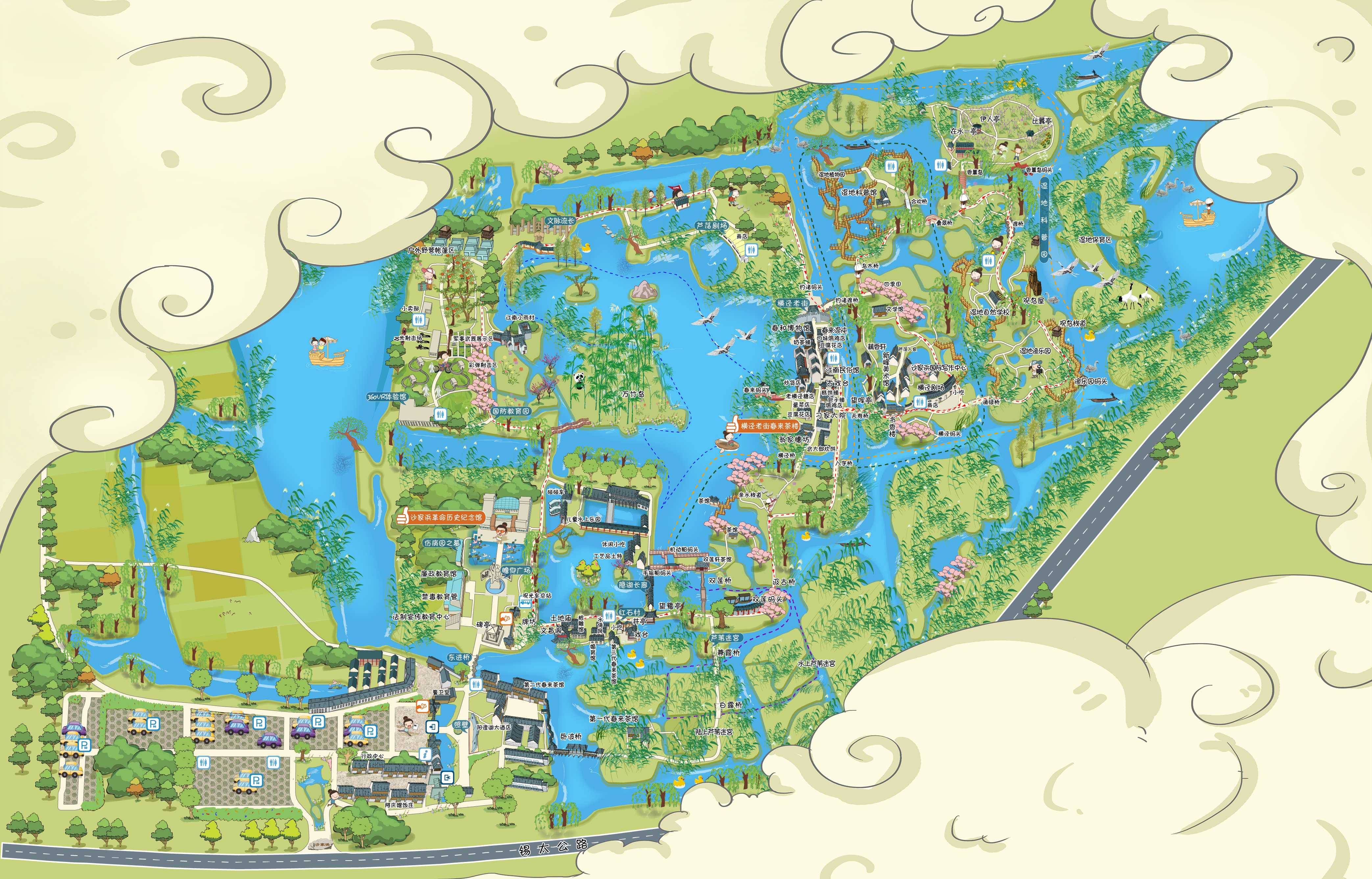 沙家浜镇地图图片