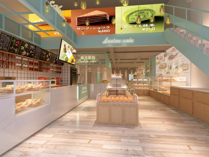 深圳蛋糕店设计 深圳蛋糕店装修 烘焙店设计装修公司_袁工18718568280-站酷ZCOOL