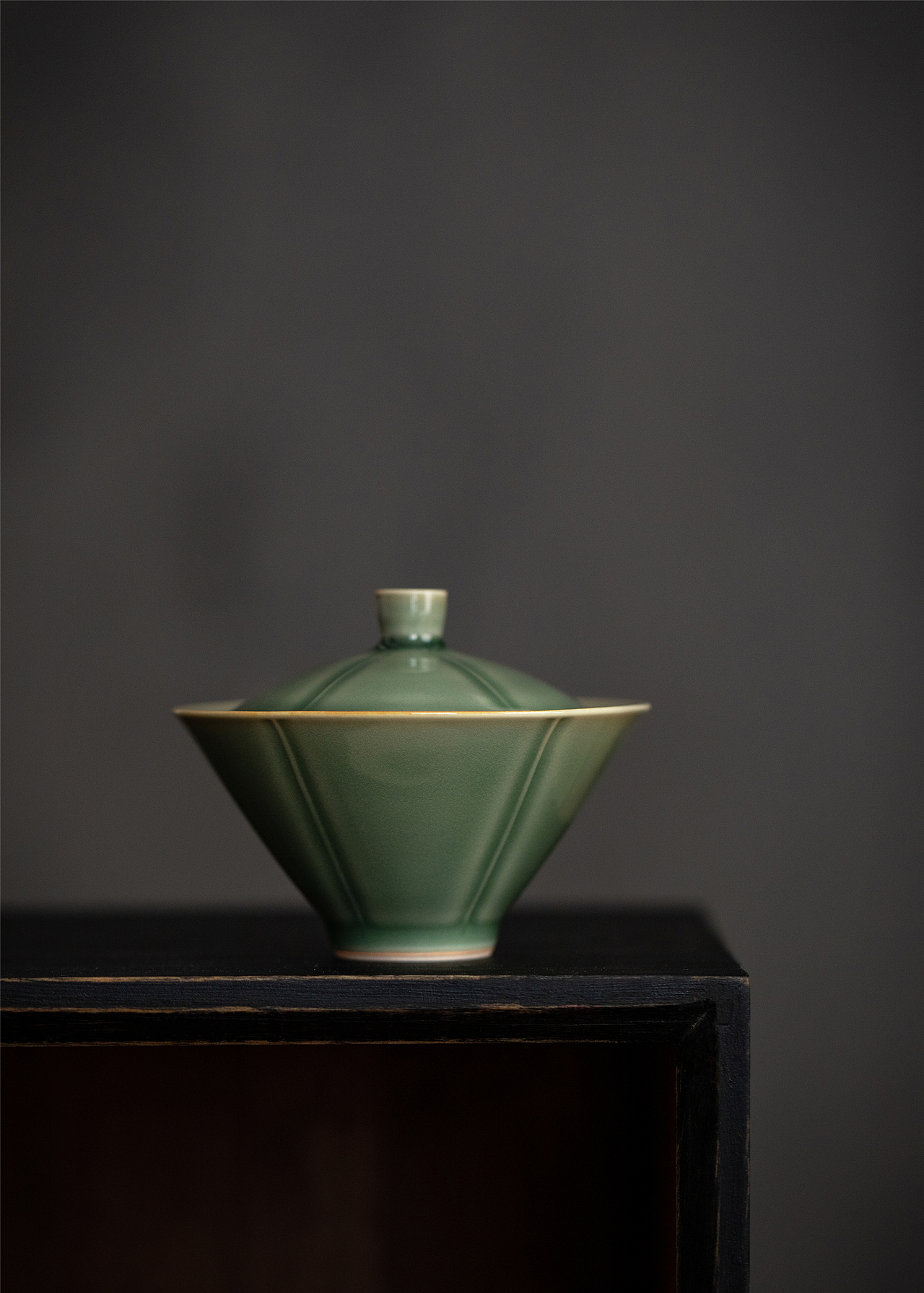 青瓷盖碗/越窑青瓷茶具