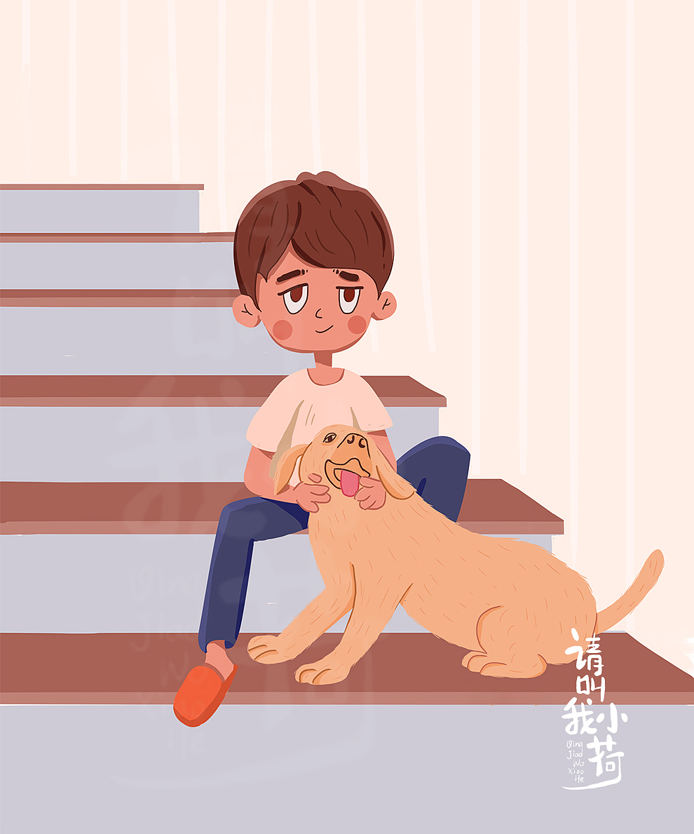 人物与动物插画练习系列