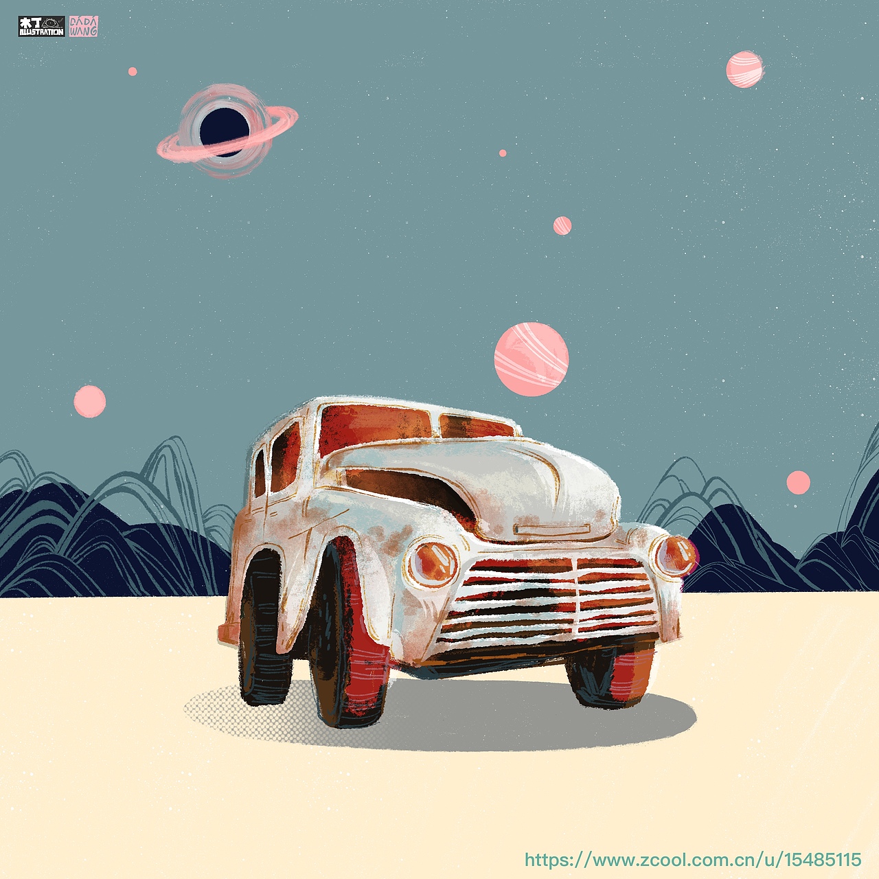 怀旧图鉴（图ZMTczNDkwNTE2） - 商业插画 - 站酷设计师木丁插画工作室原创素材 - 站酷ZCOOL