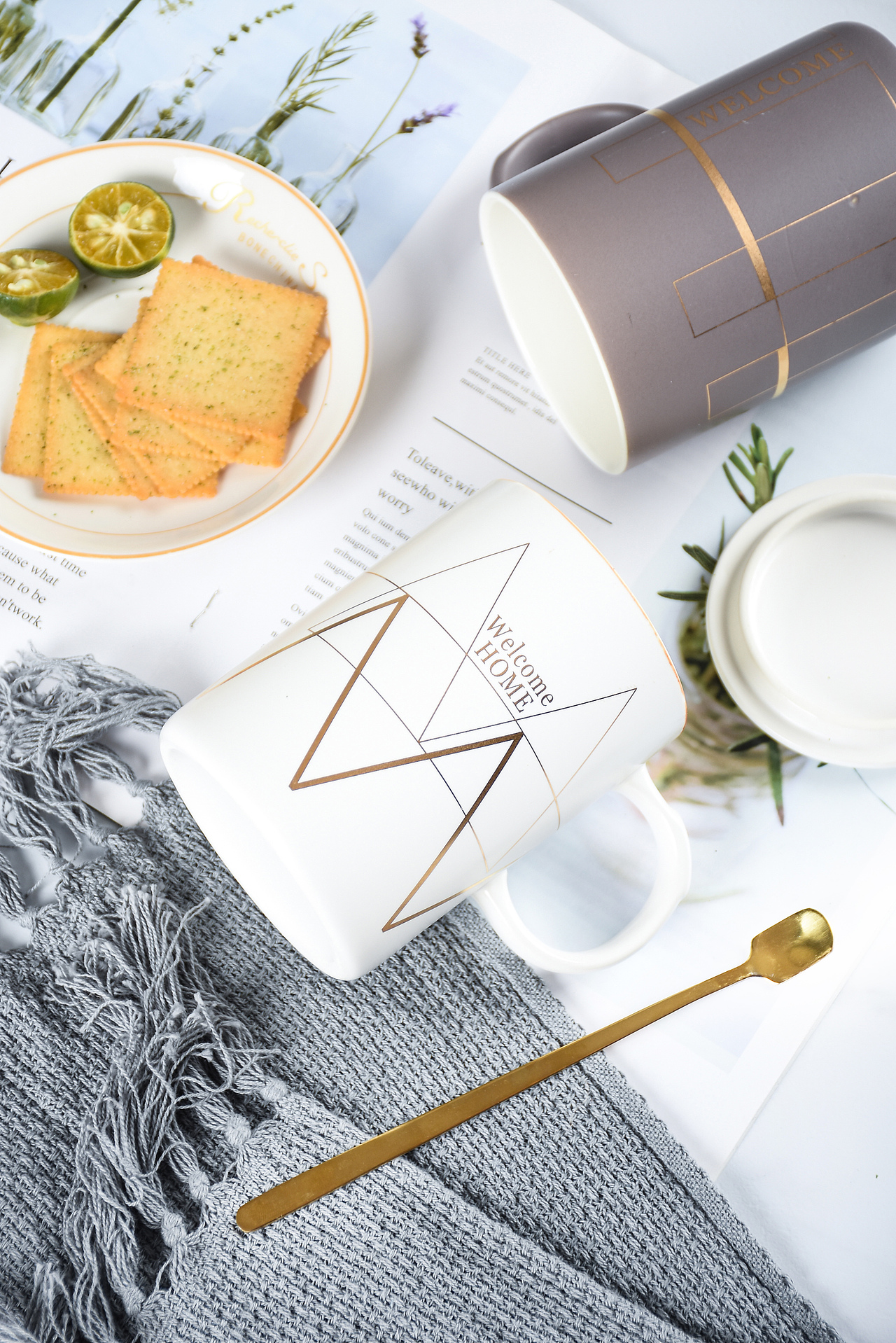 陶瓷马克杯水杯拍摄