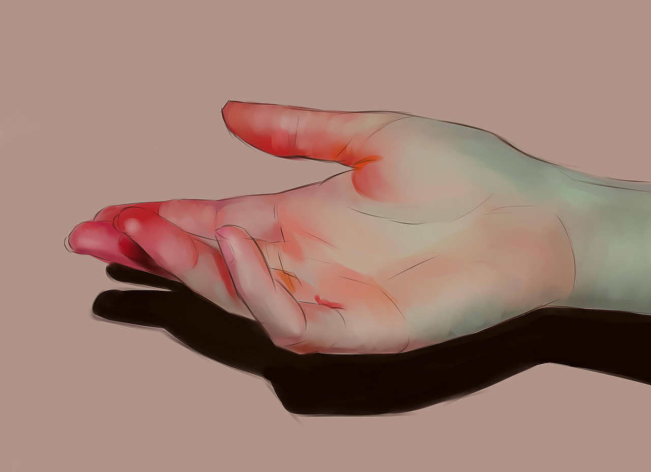 原来大家都喜欢我画手啊(厚涂)（图ZMjc0MDU0Mzcy） - 艺术插画 - 站酷设计师mumulike原创素材 - 站酷ZCOOL