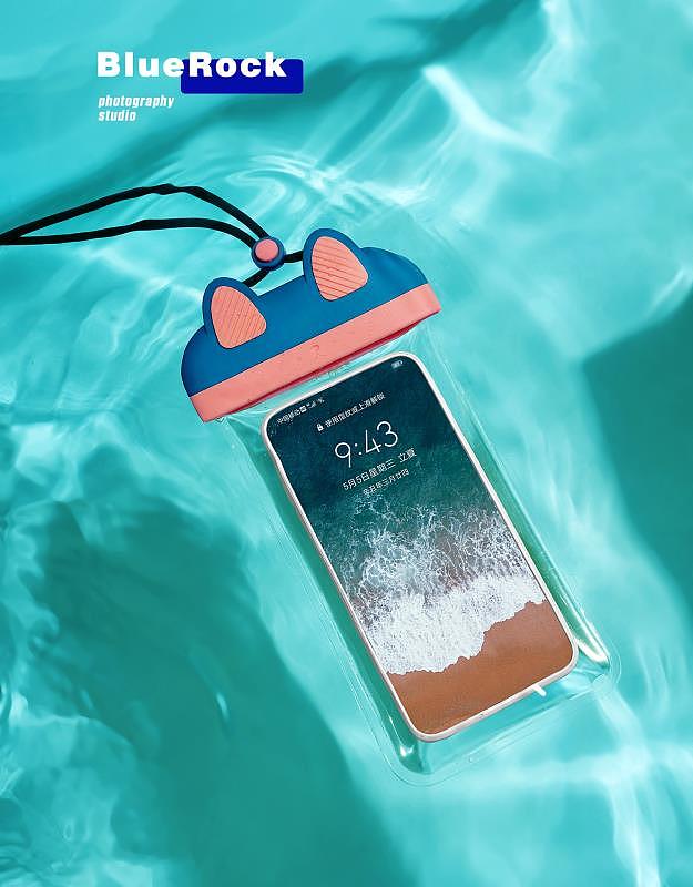 手机防水袋拍摄